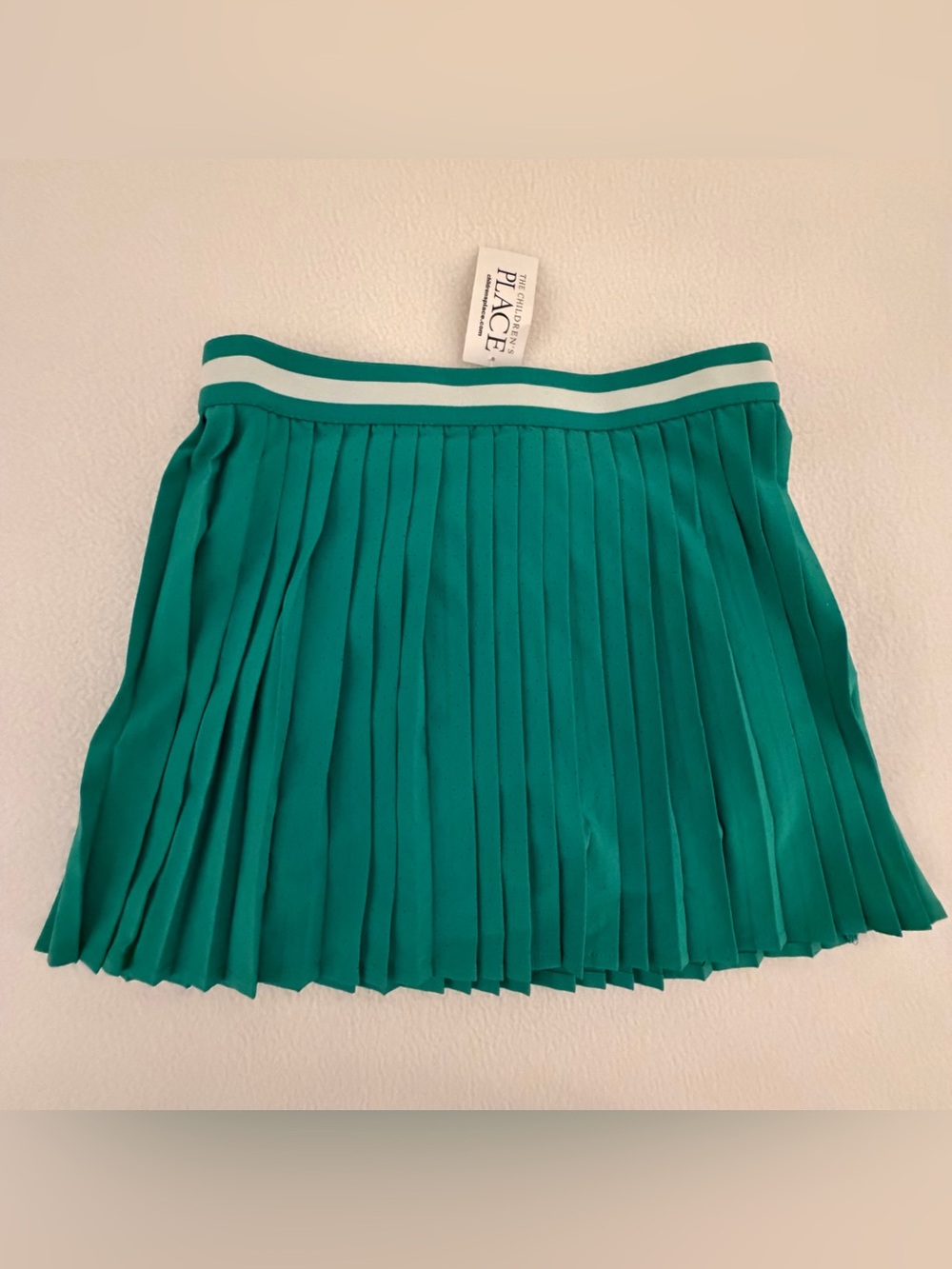 The Children's Place Green Quick Dry  Pleated Skort